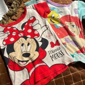 Size 2T pajama tops if sold separately $2.50 each